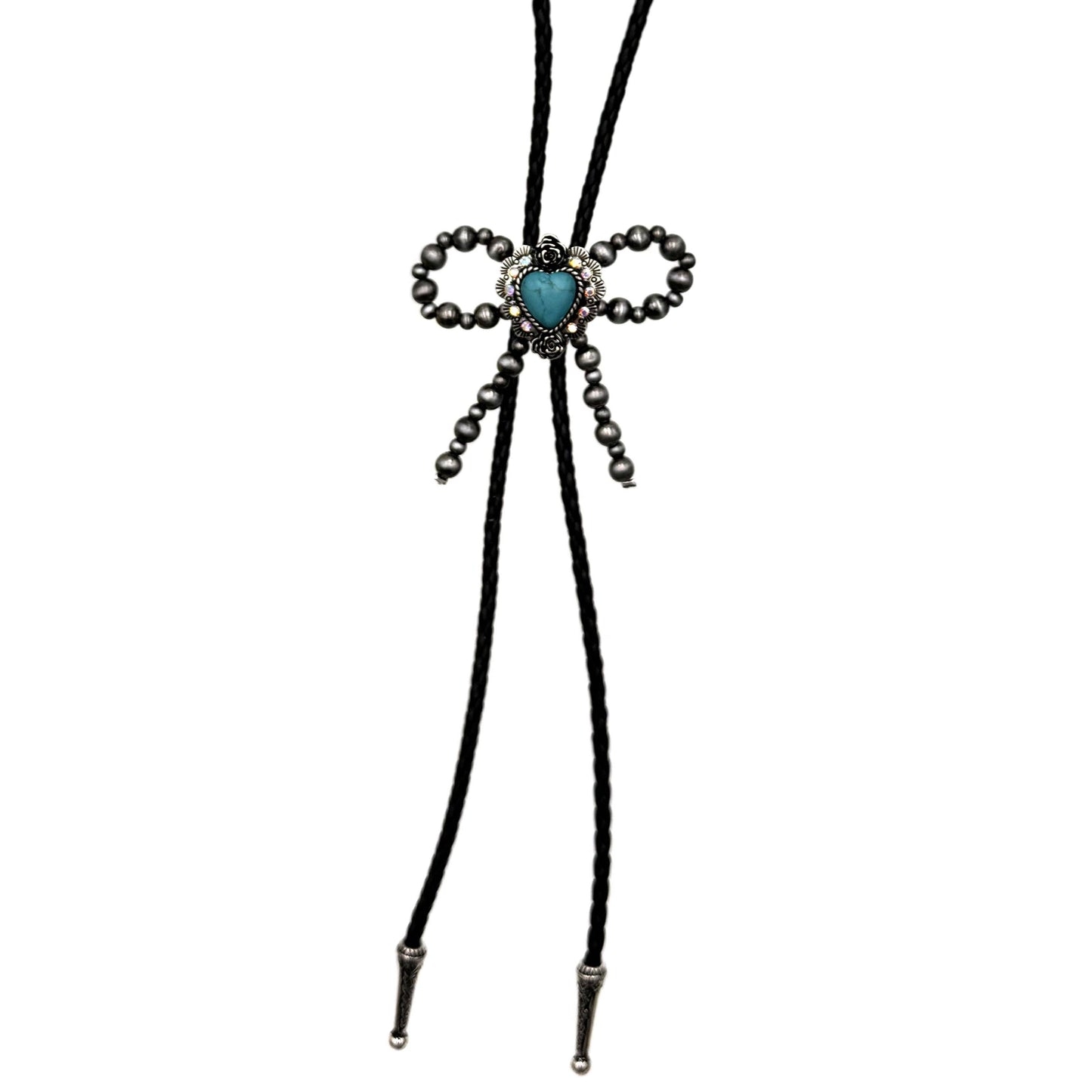 Western Ribbon Navajo Bolo Necklace