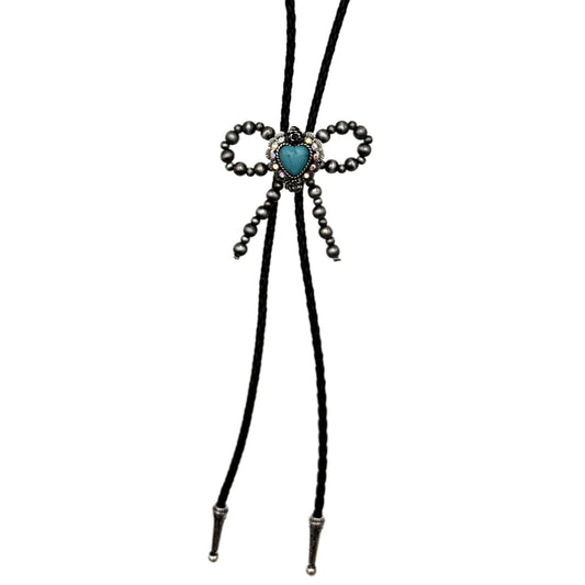 Western Ribbon Navajo Bolo Necklace