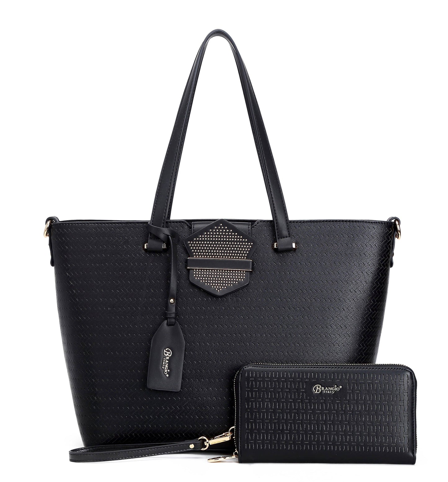 Brangio Italy Luxe Woven Tote Bag