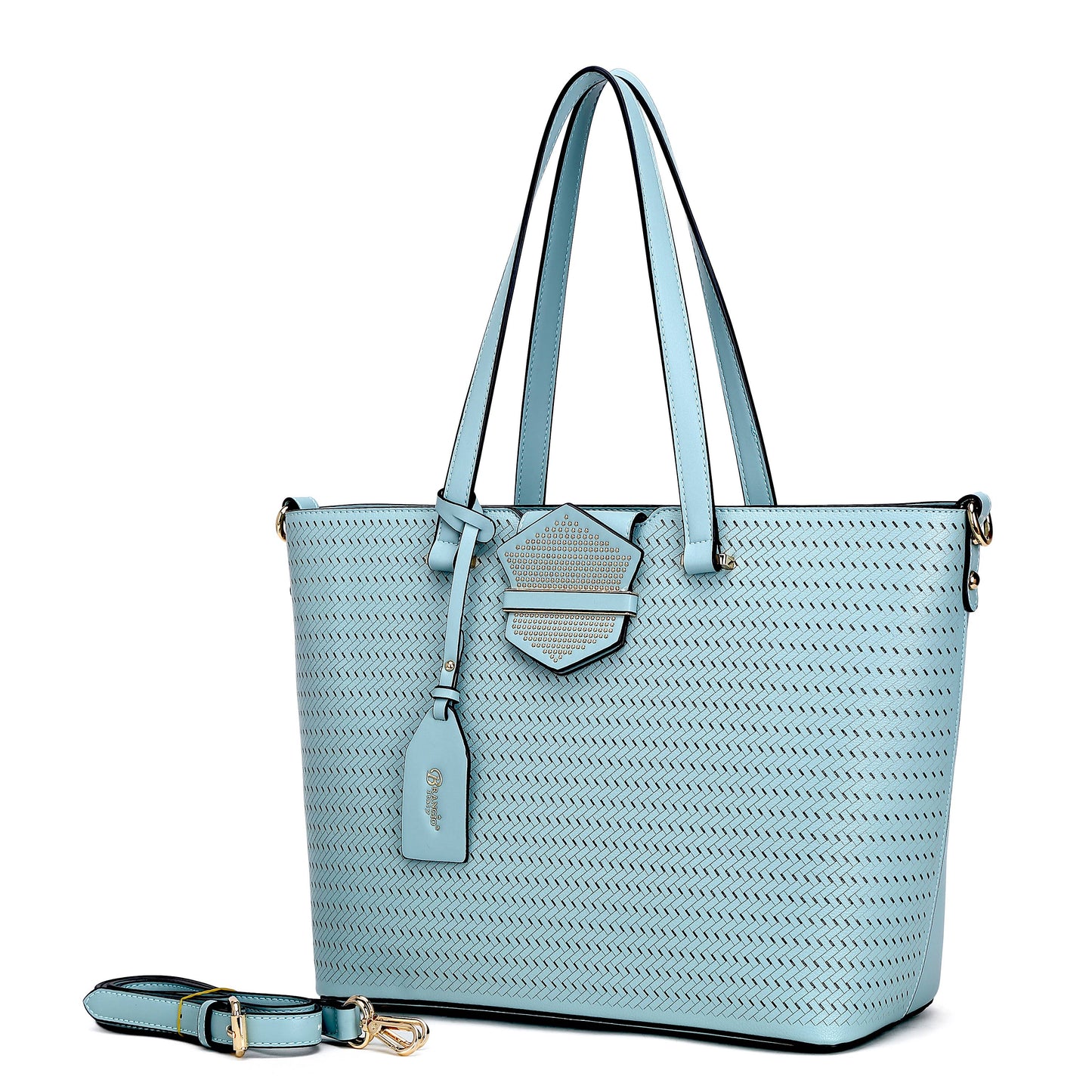 Brangio Italy Luxe Woven Tote Bag