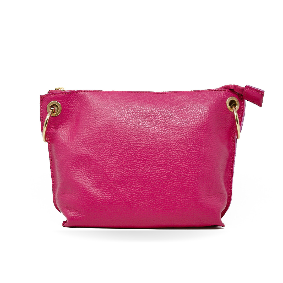 GENUINE ITALIAN LEATHER CROSSBODY BAG