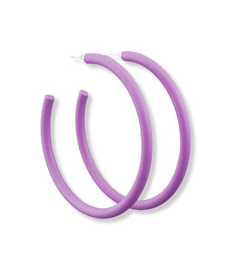 Large Skinny pink Hoop