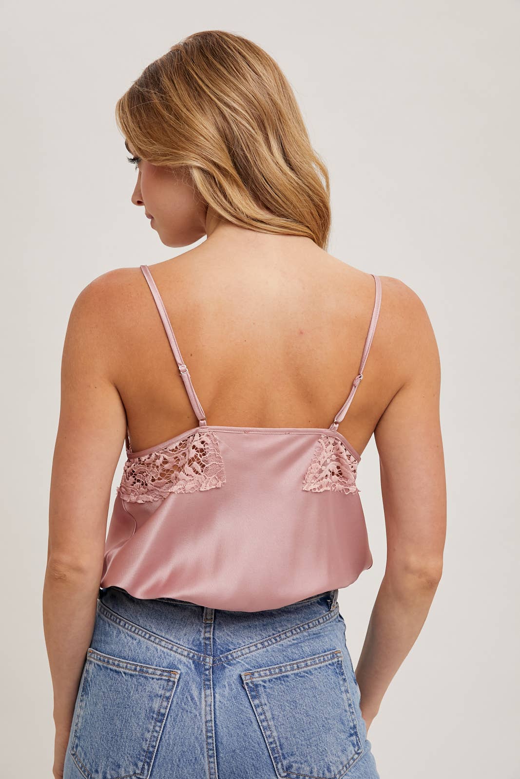 SILKY LACE CAMI