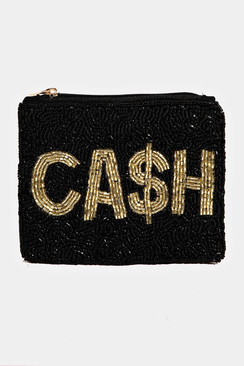 Cash  Beaded Coin Purse