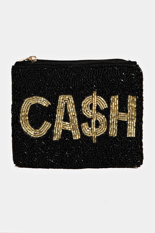 Cash  Beaded Coin Purse