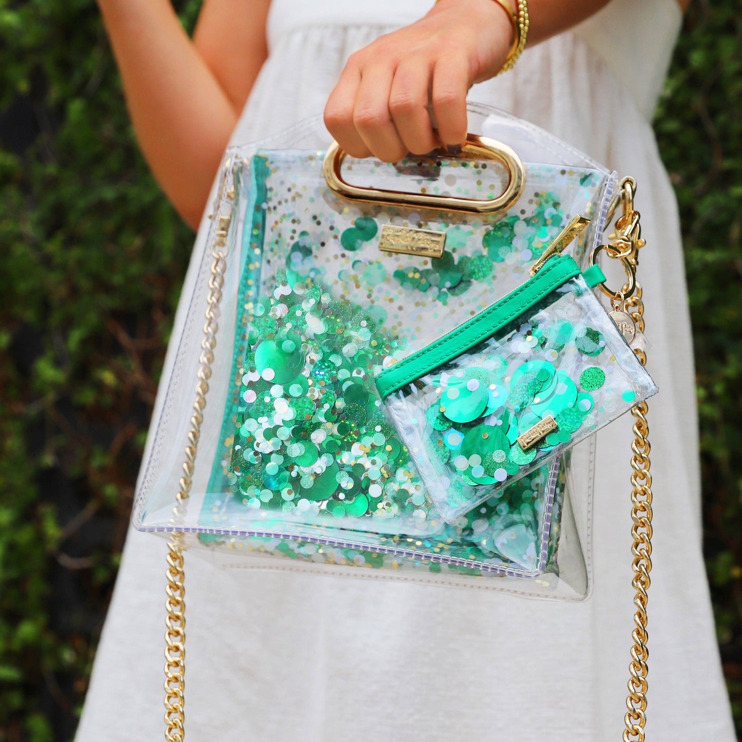Gameday Clear Gold Crossbody