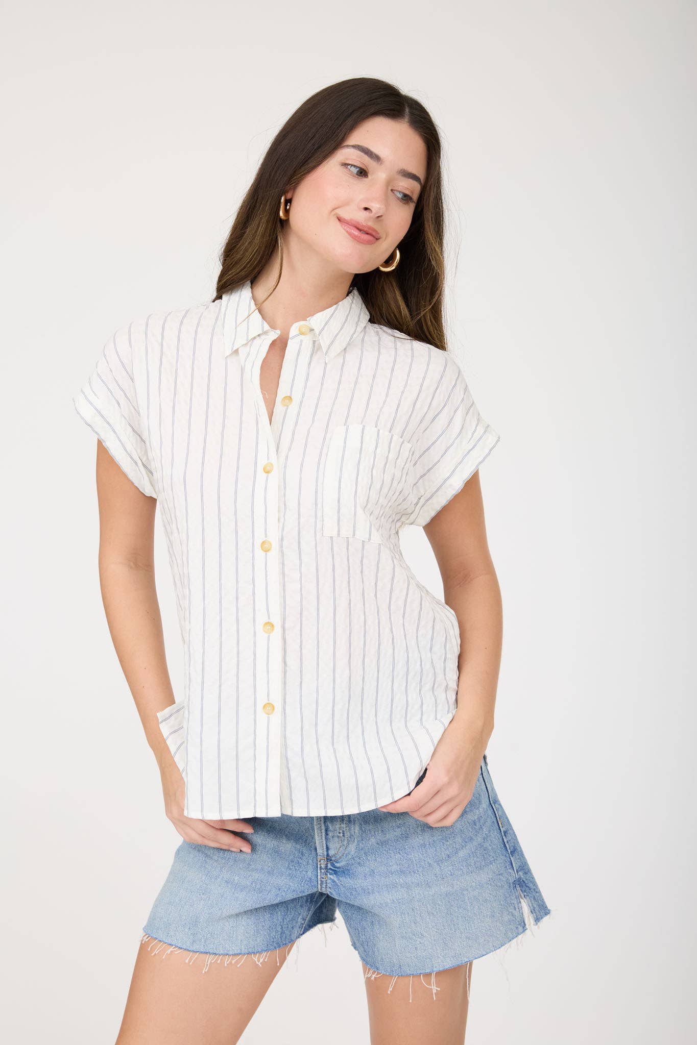 Khaki Button Up Shirt