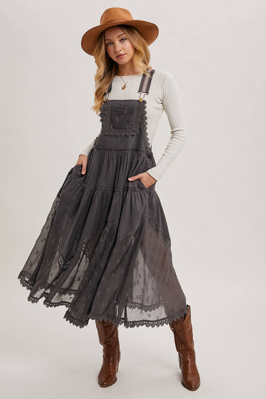 Ash LACE MAXI DRESS