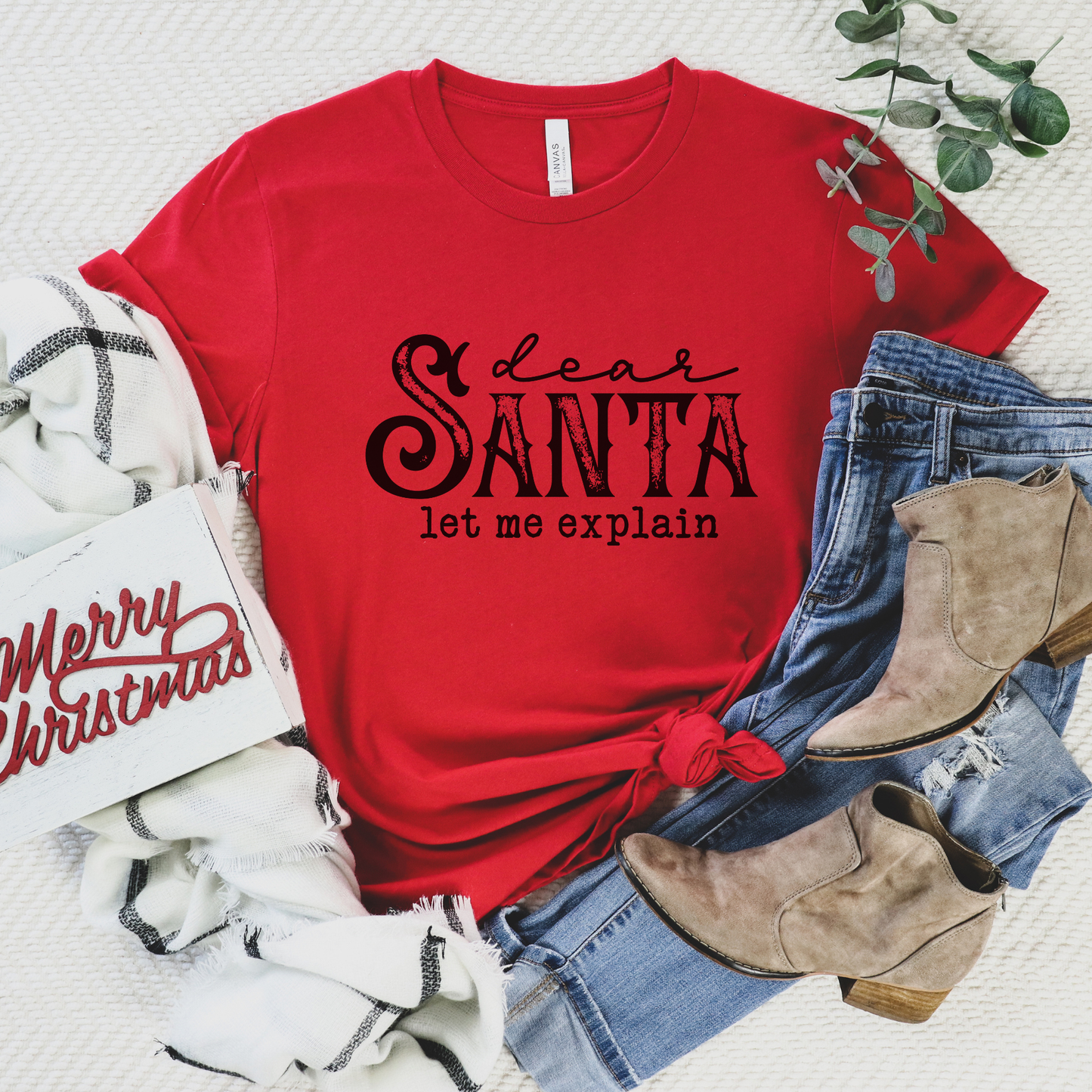 Dear Santa, Let Me Explain Christmas T-Shirt