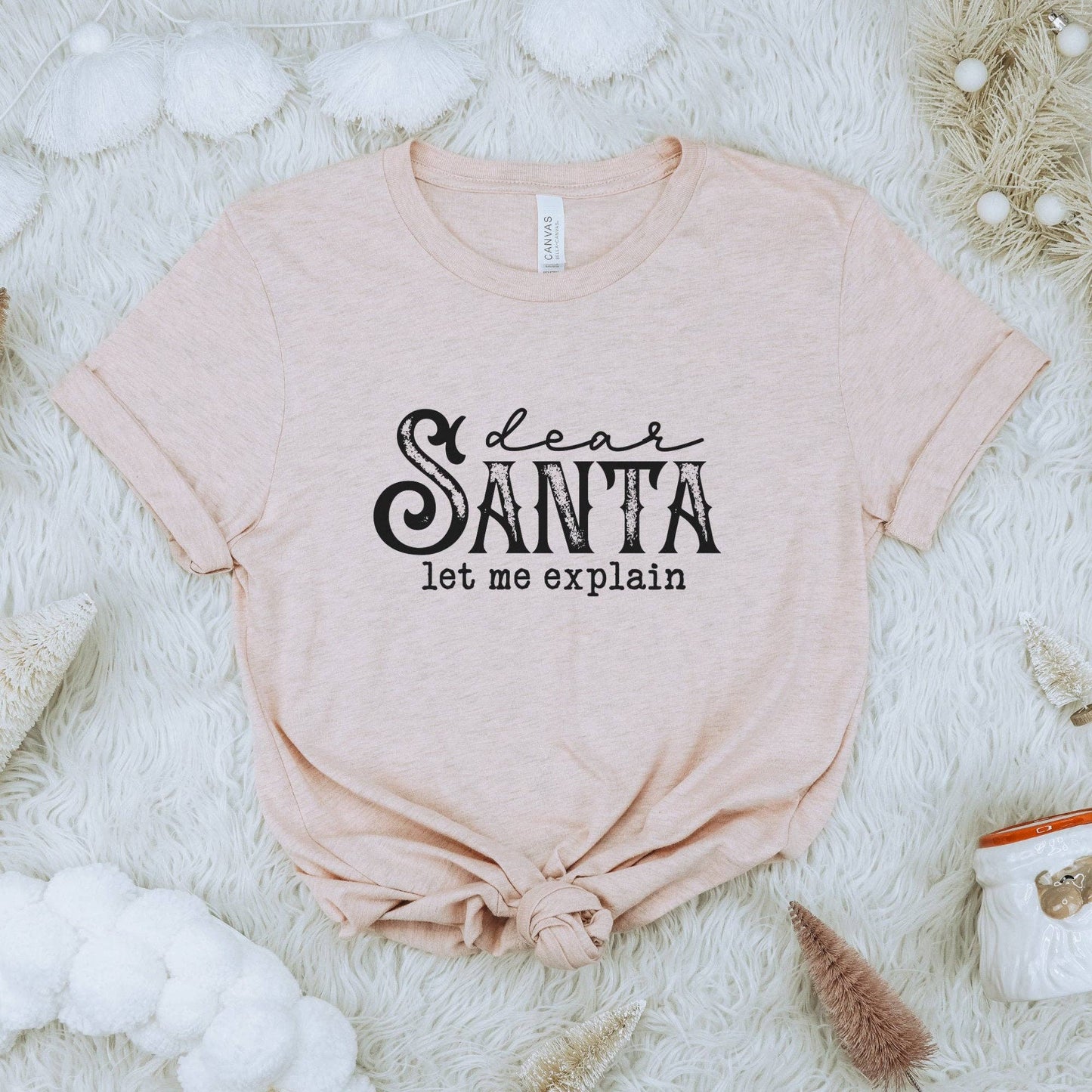 Dear Santa, Let Me Explain Christmas T-Shirt