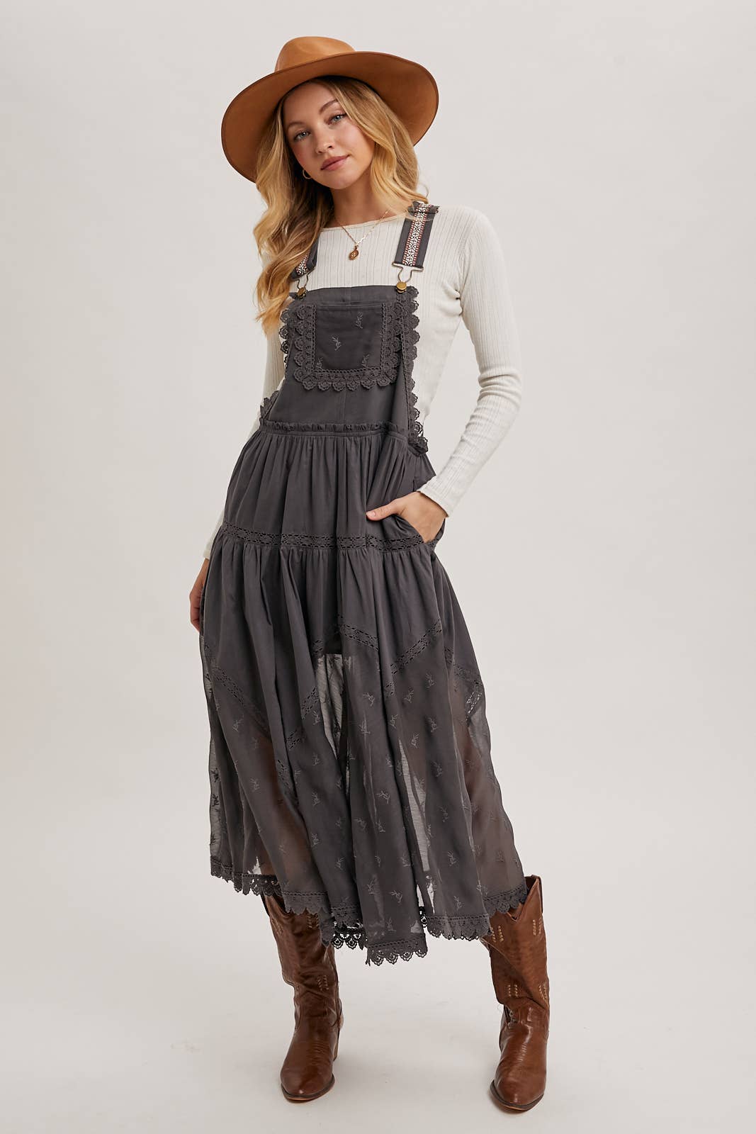 Ash LACE MAXI DRESS