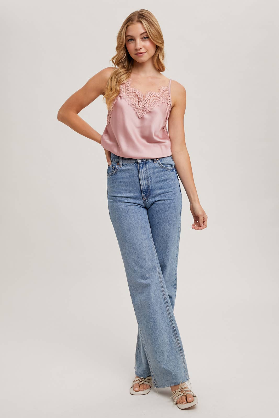 SILKY LACE CAMI