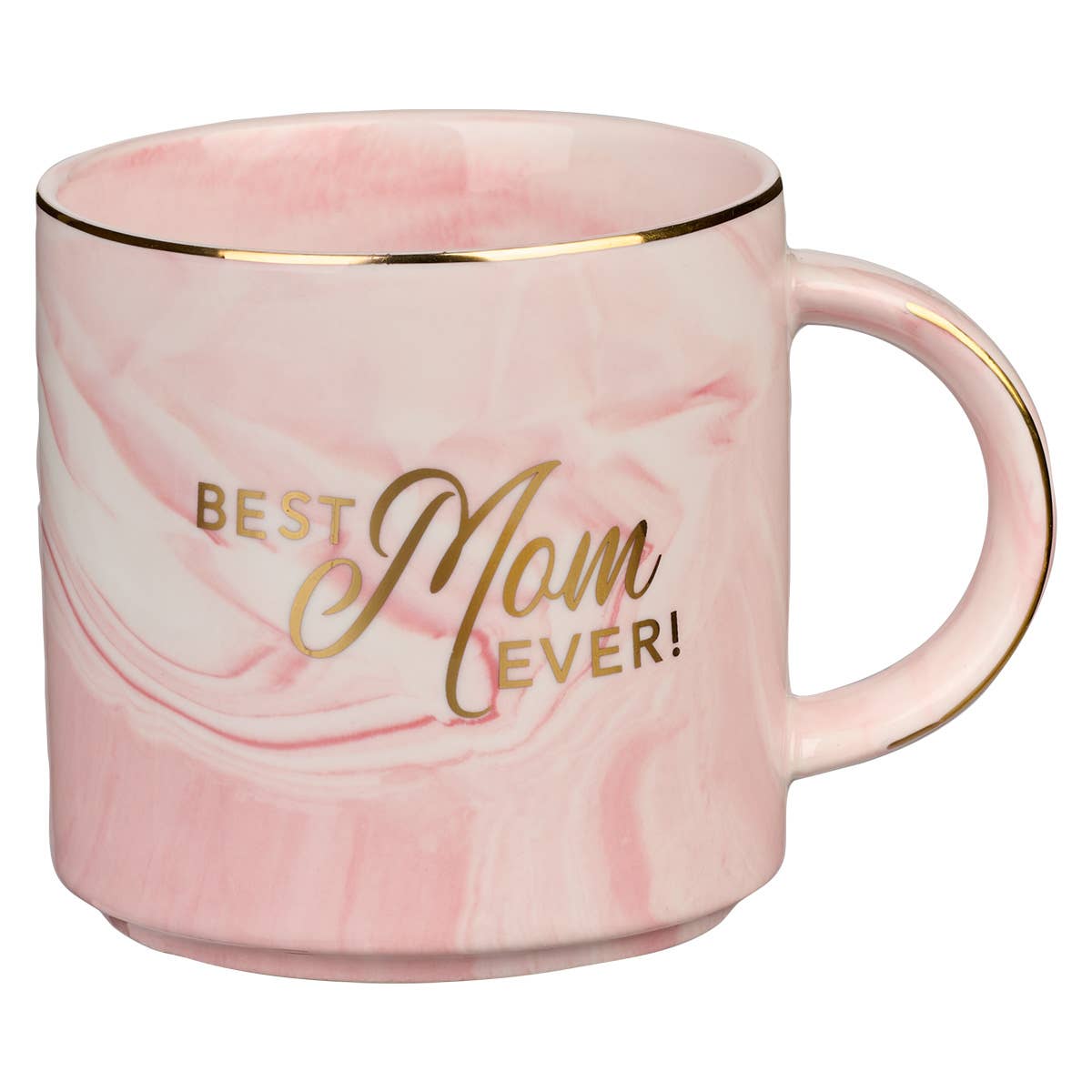 Pink Marble Best Mom Mug
