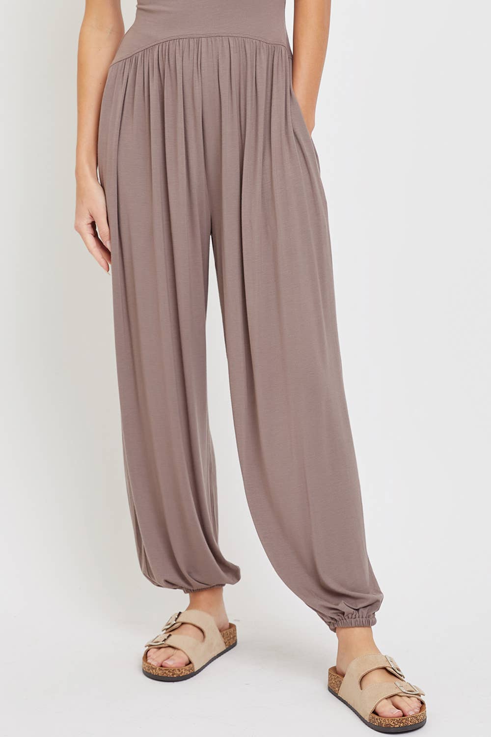 Espresso Jersey Jumpsuit