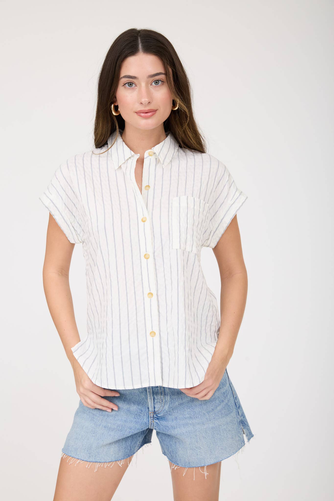 Khaki Button Up Shirt