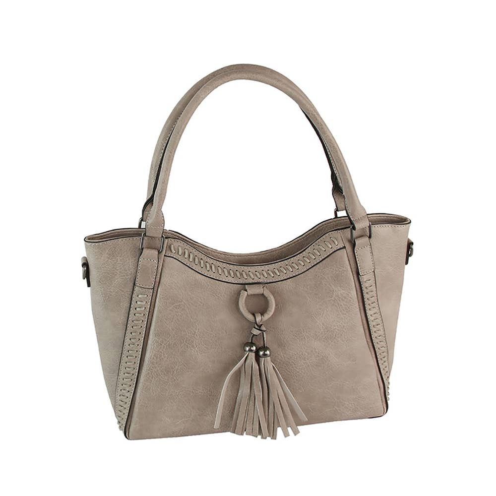 Fashion Tassel Stitch Satchel