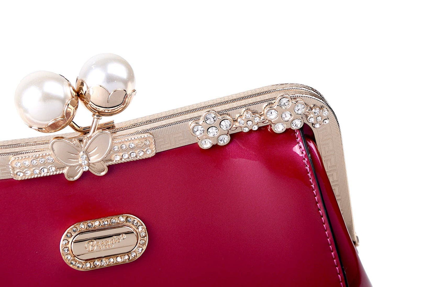 Brangio Opulent Satin Clutch & Evening Bag