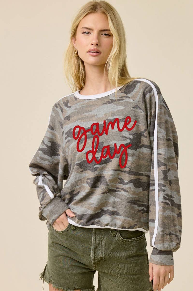PUFF' Game Day Knit Pullover