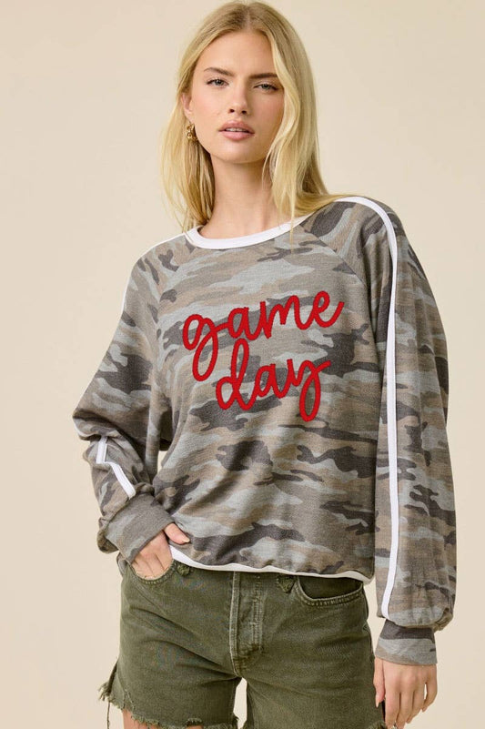 PUFF' Game Day Knit Pullover