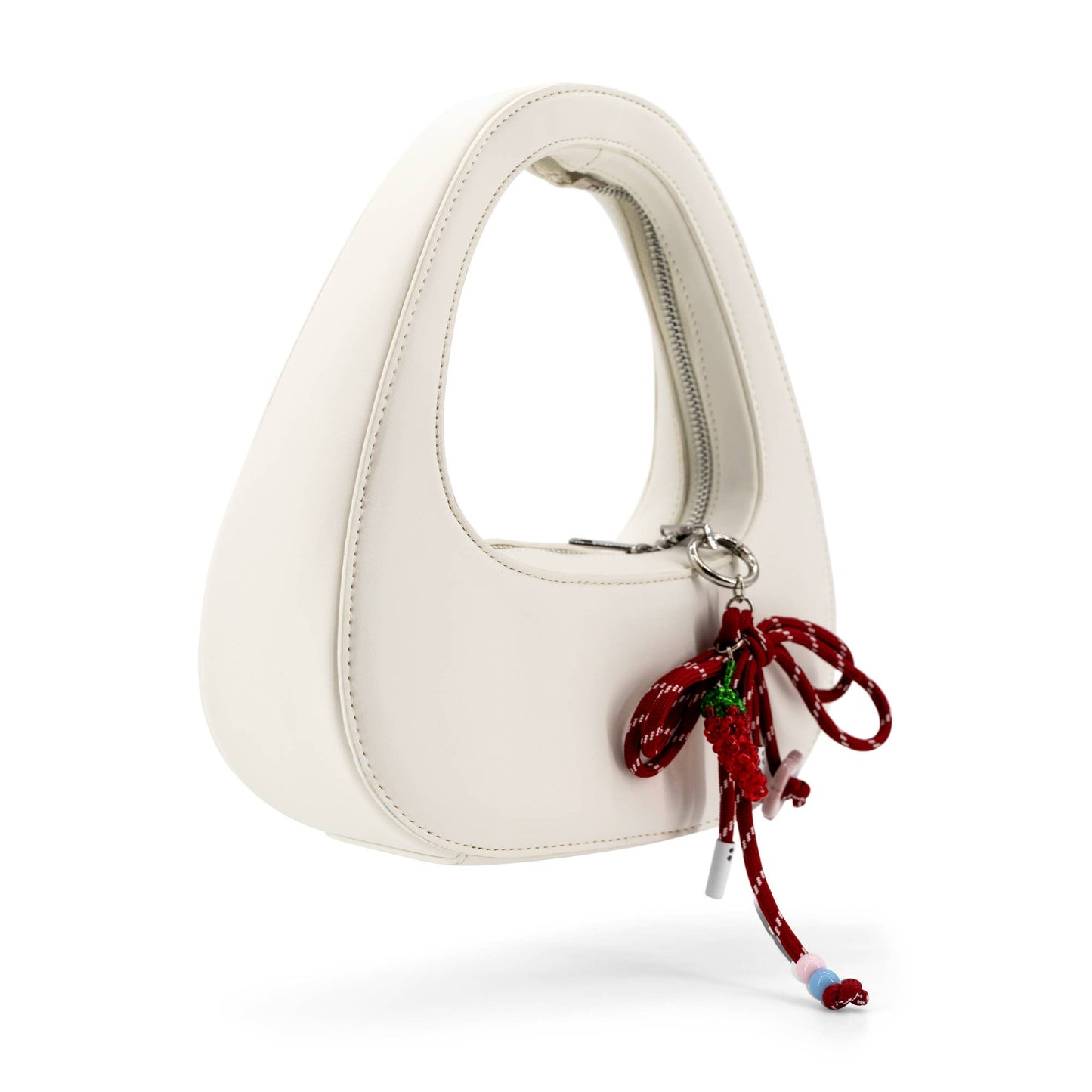 The Halo Bow Vegan Leather Charmed Clutch Bag