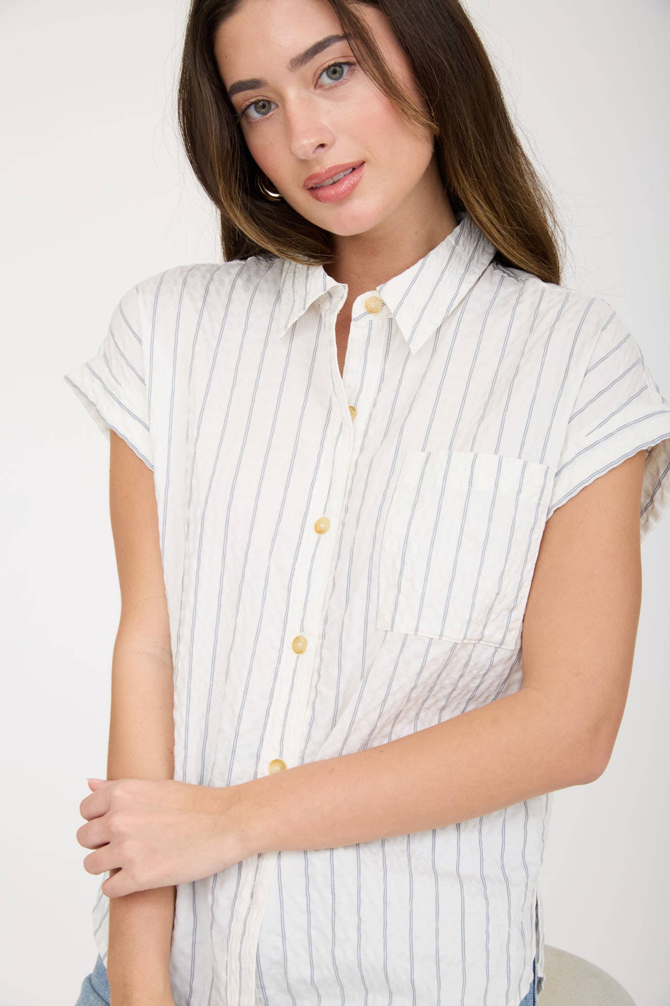Khaki Button Up Shirt