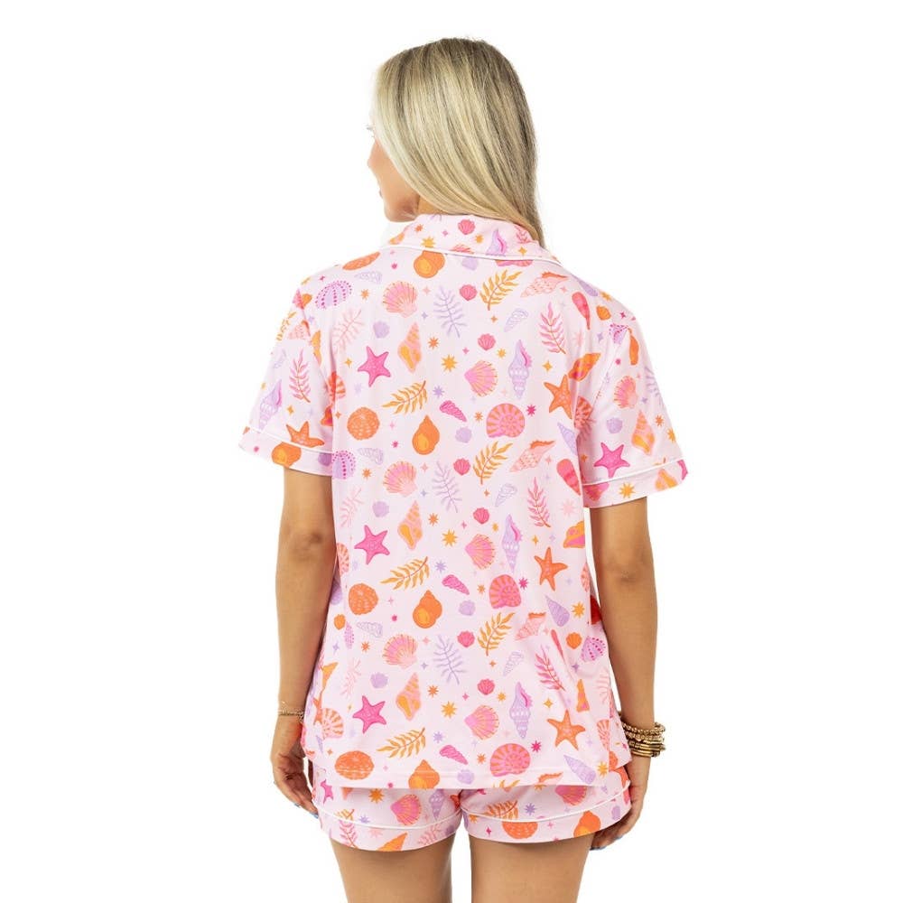 Beach Seashells Pajama Set