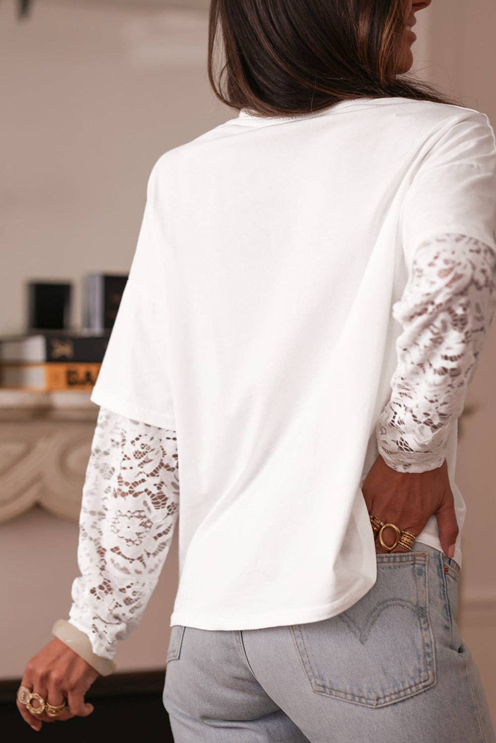 Lace Long Sleeve Tee