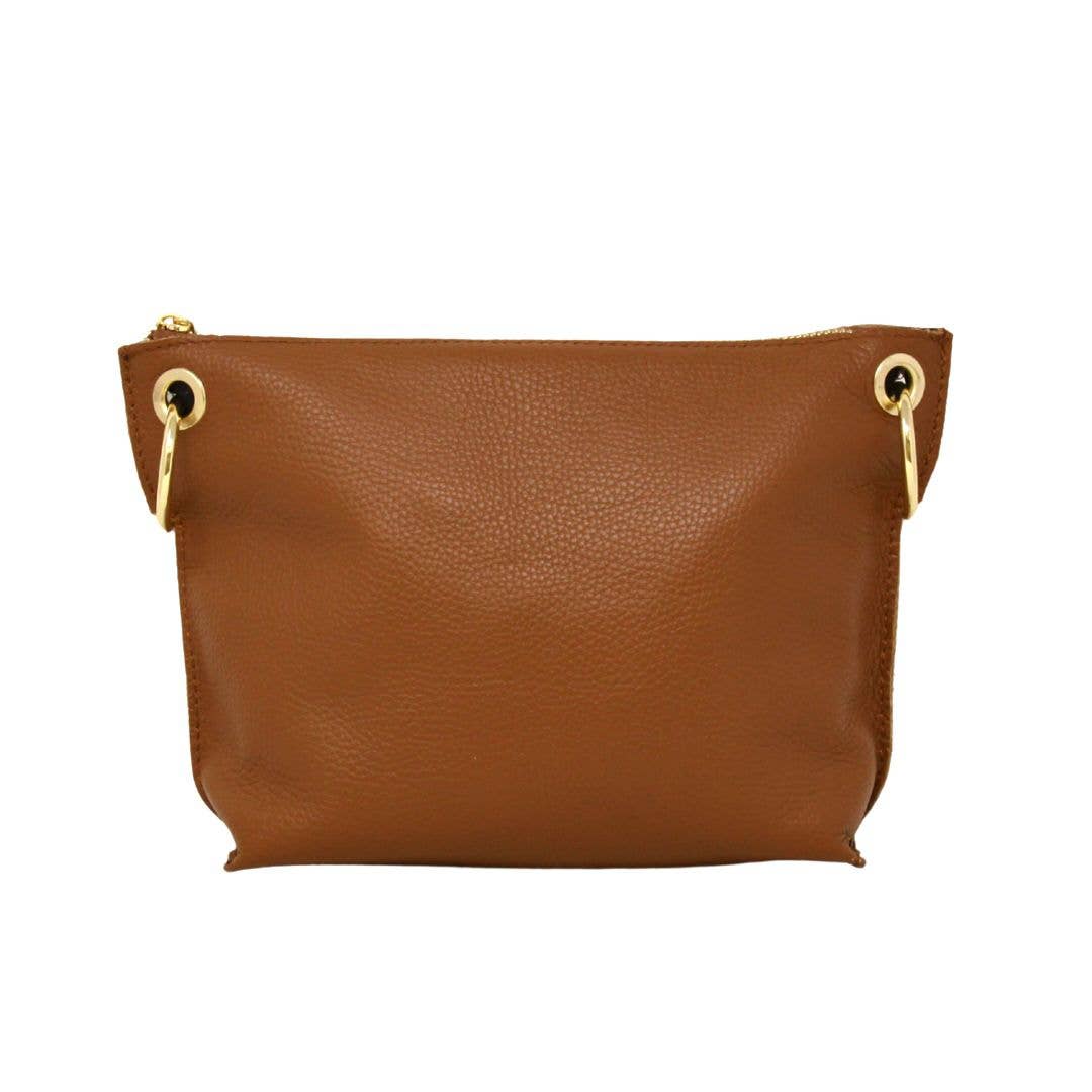 GENUINE ITALIAN LEATHER CROSSBODY BAG