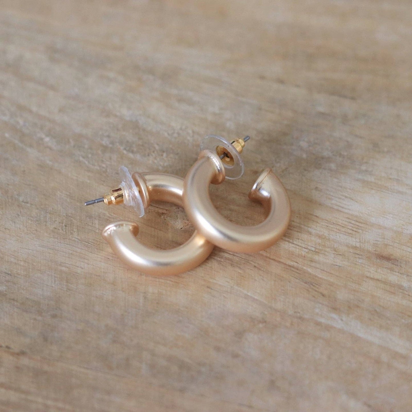 Custom Everyday Mini Gold Hoop