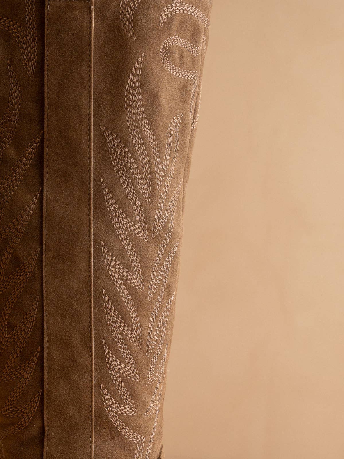 The Samara Brown | Embroidered Western Tall Fall Boot