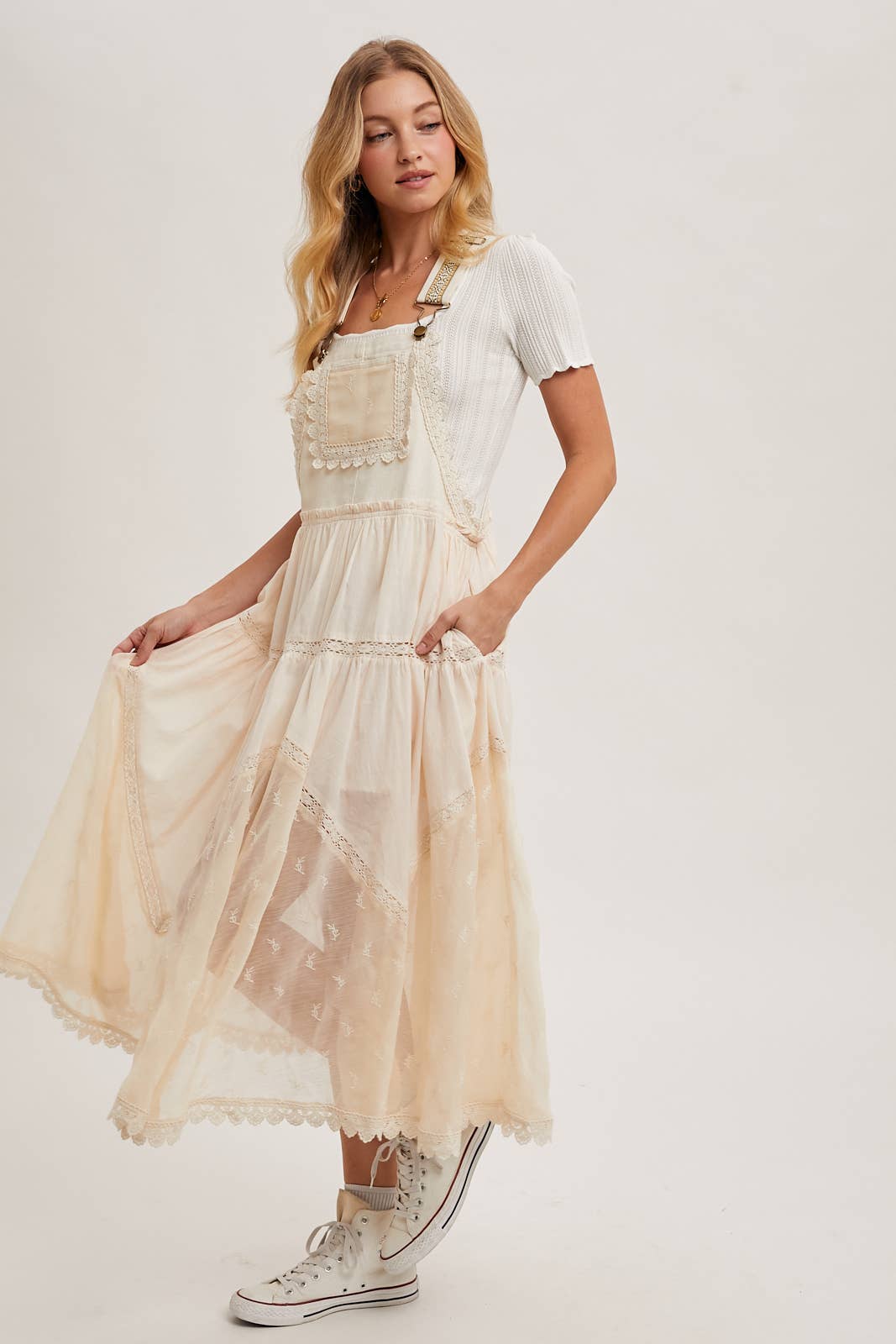 Ash LACE MAXI DRESS