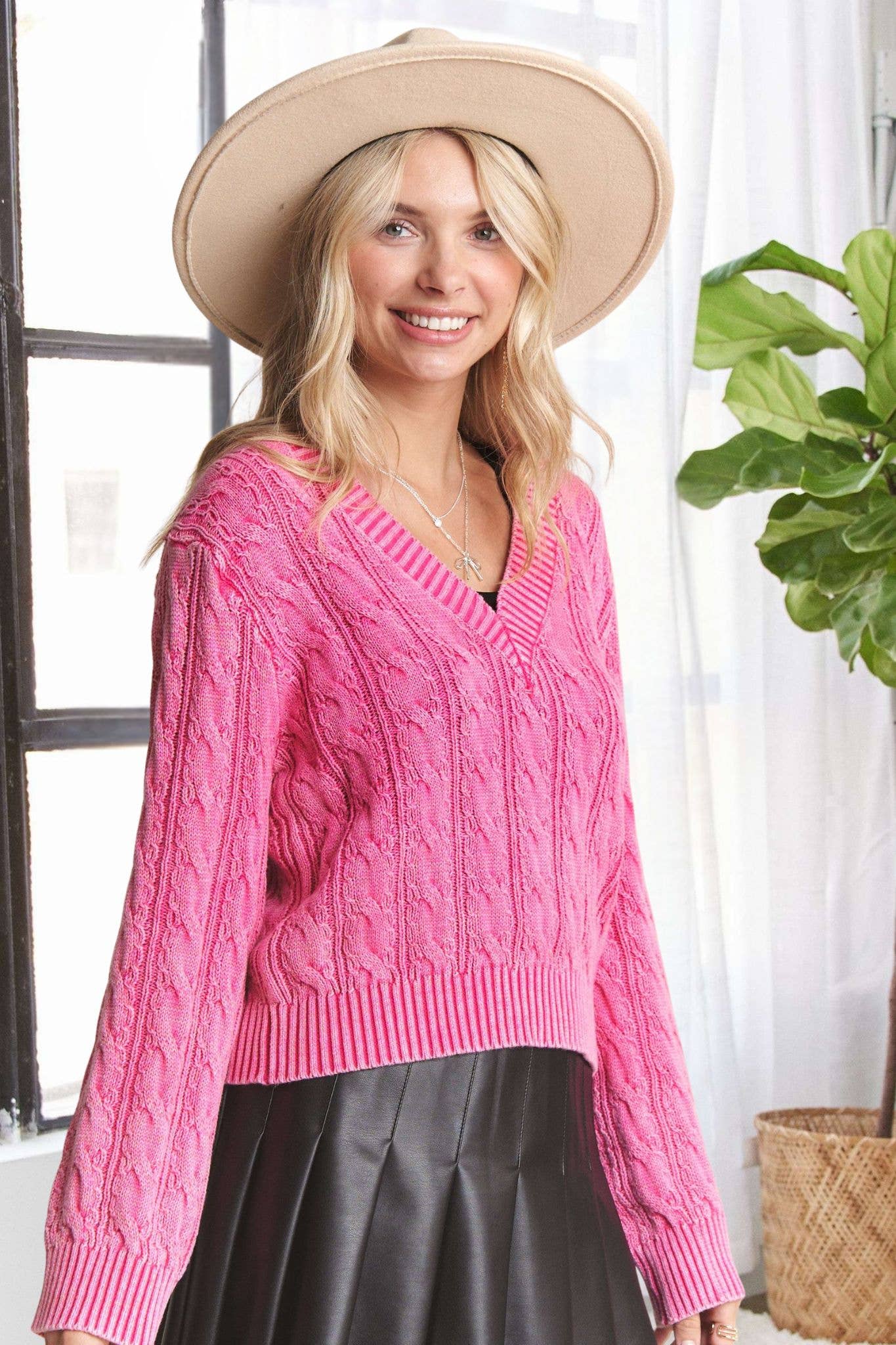 MINERAL WASHED SWEATER