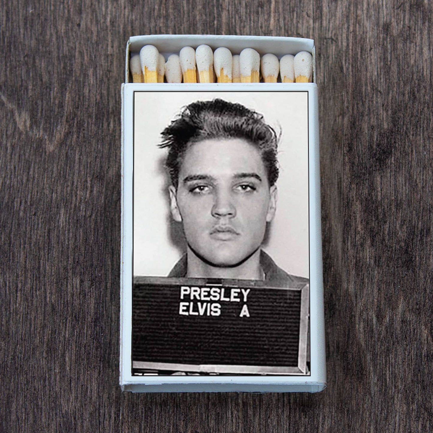 Matches Celebrity Mugshot Matchbox