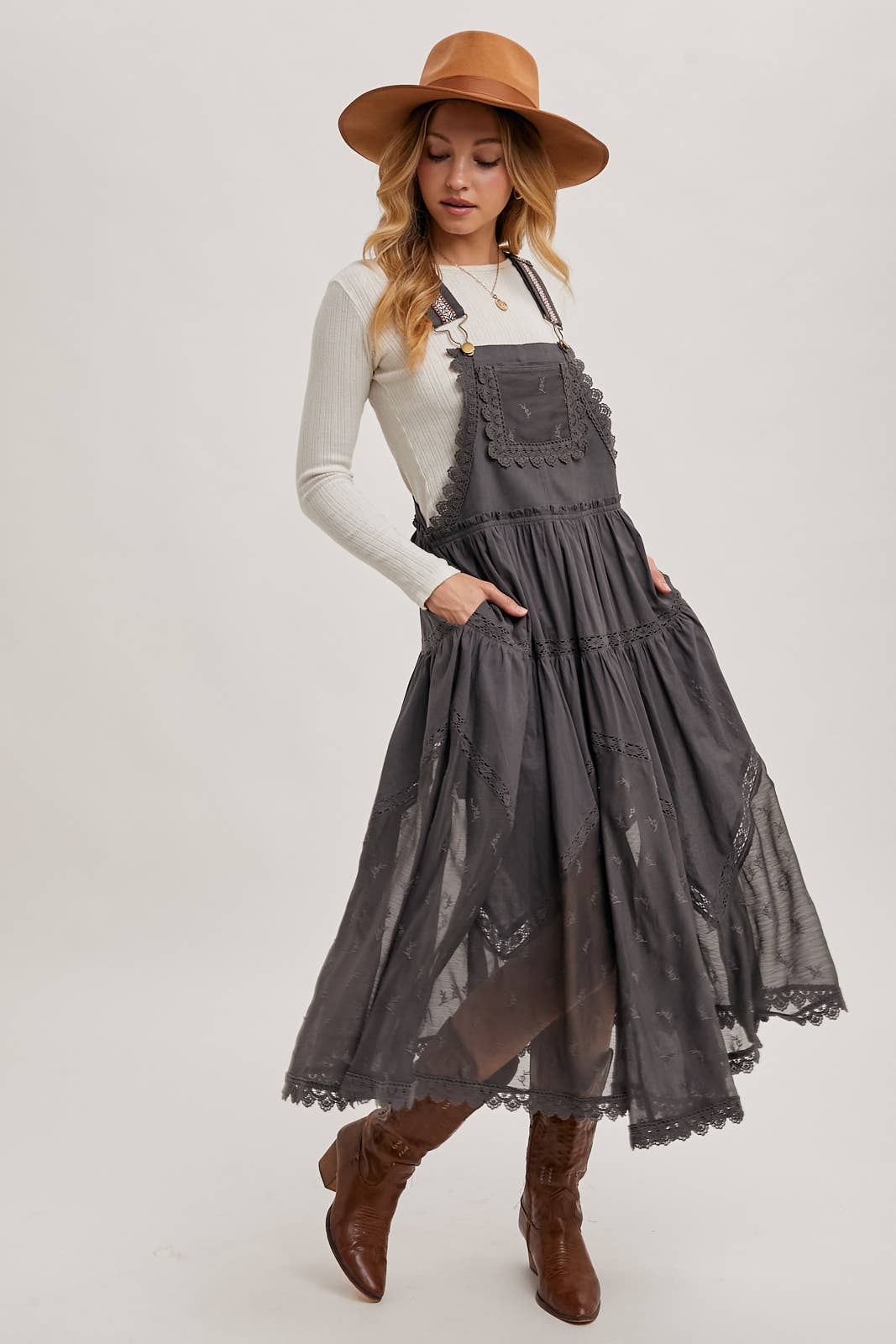 Ash LACE MAXI DRESS