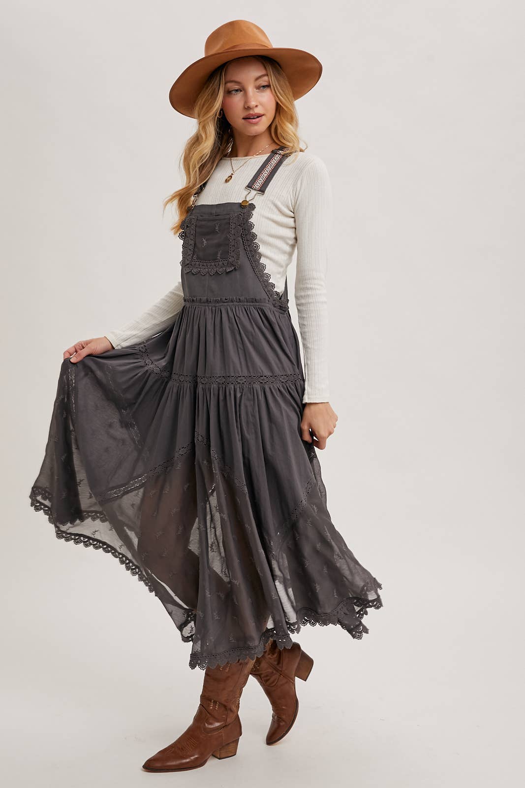 Ash LACE MAXI DRESS