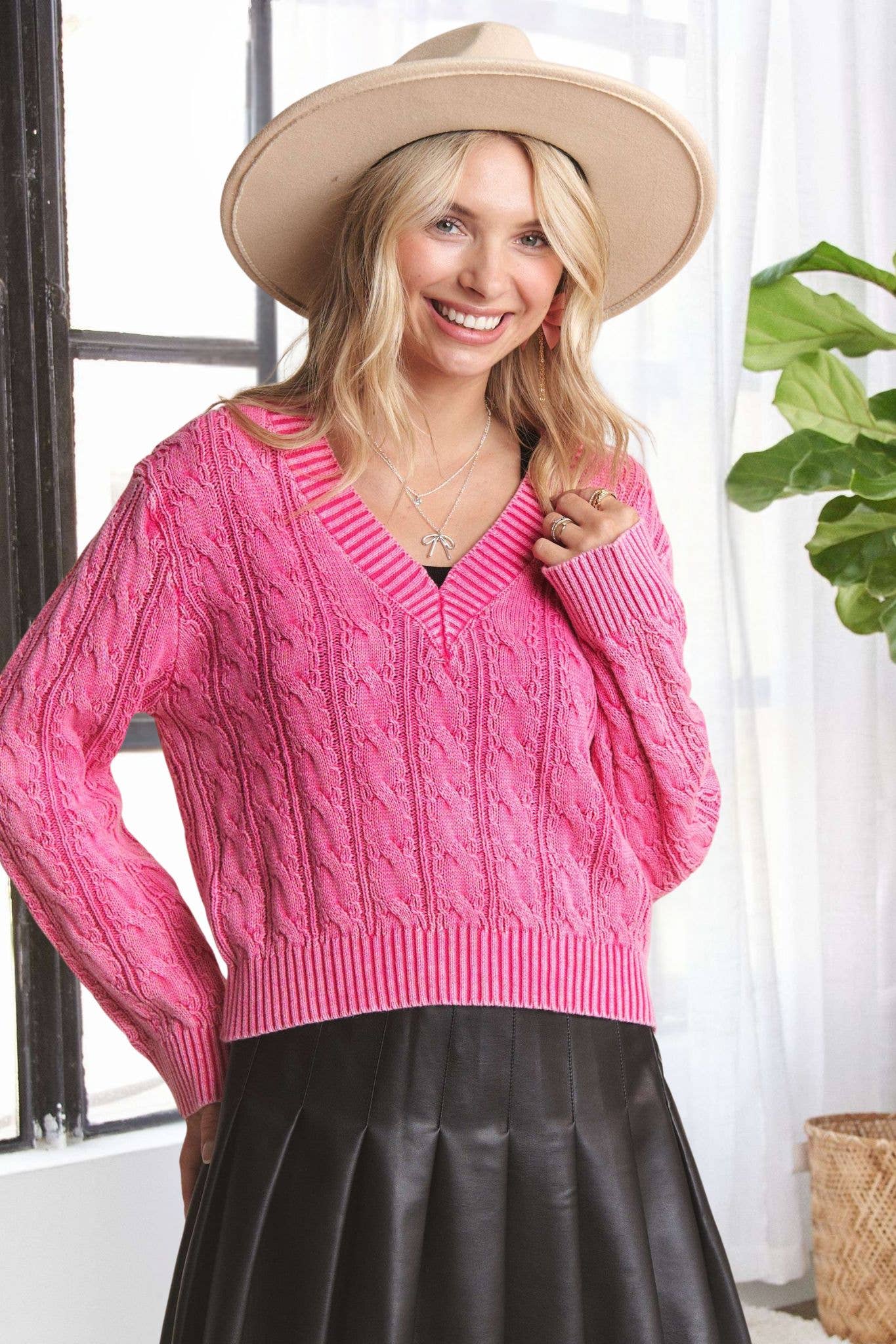 MINERAL WASHED SWEATER