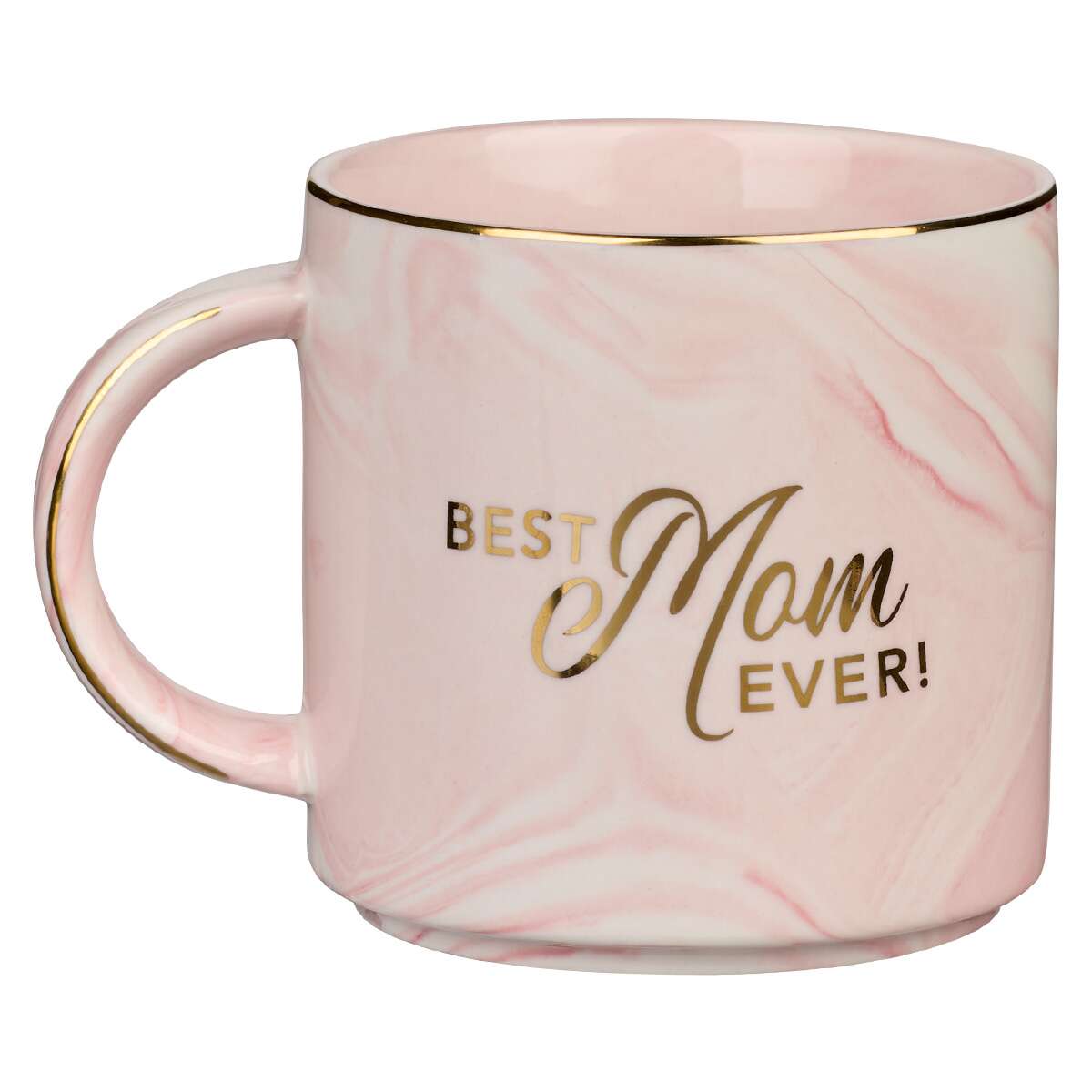 Pink Marble Best Mom Mug