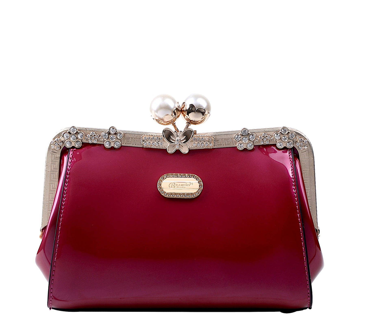 Brangio Opulent Satin Clutch & Evening Bag