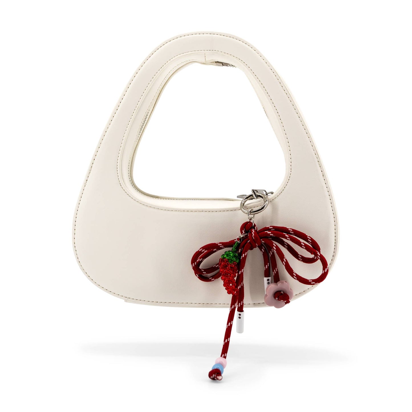 The Halo Bow Vegan Leather Charmed Clutch Bag