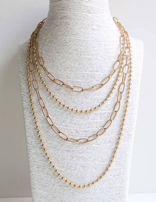 Alicia Gold Necklace