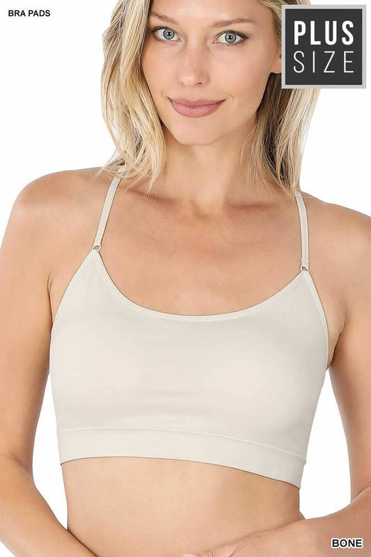 Cross Back Seamless Bra