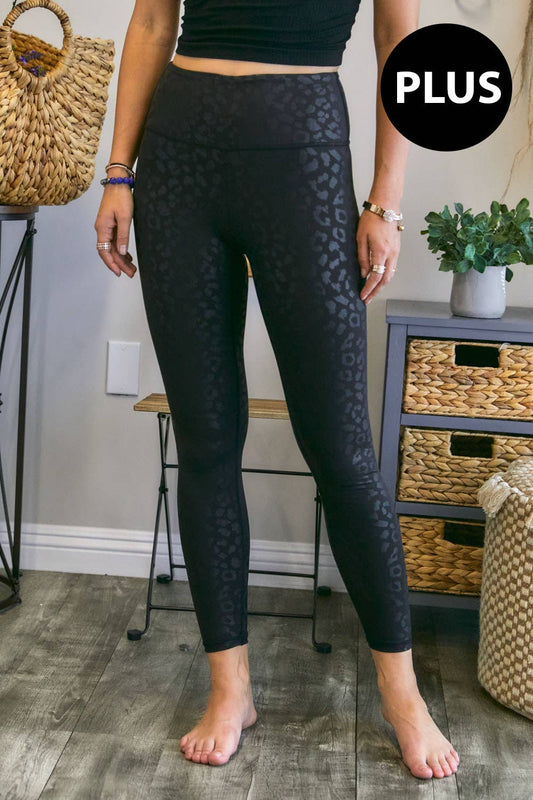 LEOPARD YOGA LEGGING PANTS